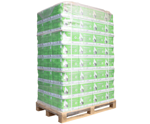 Runde Holzbriketts HARTHOLZ im Karton - 960kg