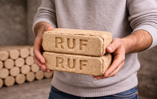 Holzbriketts richtig lagern – so bleiben sie trocken und effizient Holzbriketts werden aus der Lagerung geholt