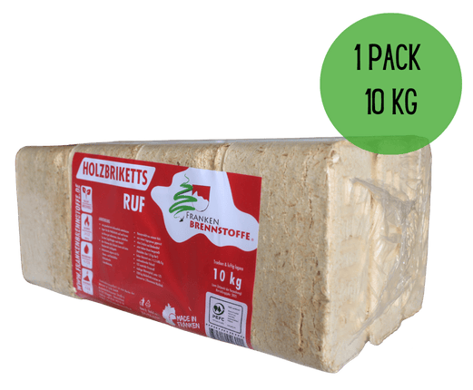 Holzbriketts RUF Weichholz - 10kg Holzbriketts RUF Weichholz - 10kg