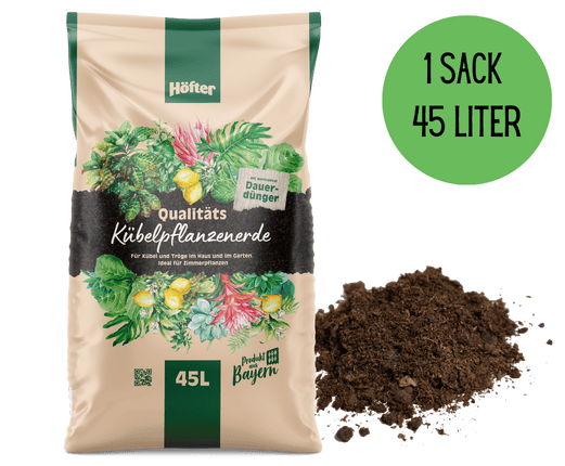 Höfter Qualitäts Kübelpflanzerde - 45l Höfter Qualitäts Kübelpflanzerde - 45l