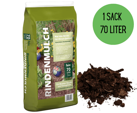 Rosenheimer Rindenmulch fein 0-20 - 70l Rosenheimer Rindenmulch fein 0-20 - 70l