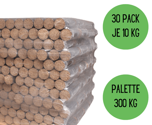 Runde Holzbriketts HARTHOLZ - 300 Runde Holzbriketts HARTHOLZ - 300