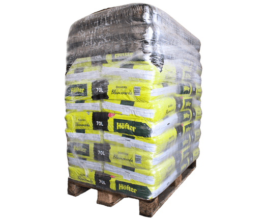 Höfter Premium Blumenerde - 70l Palette mit 33 Sack 2.310l