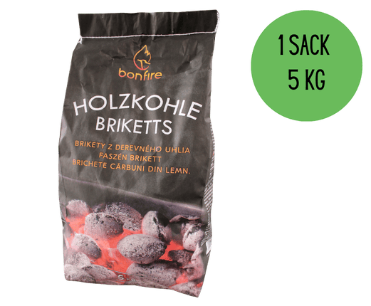 BonFire Grill Holzkohlebriketts 5 kg - 1 Sack 5 kg BonFire Grill Holzkohlebriketts 5 kg - 1 Sack 5 kg
