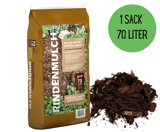 Rosenheimer Rindenmulch grob 10-40 - 70l Rosenheimer Rindenmulch grob 10-40 - 70l