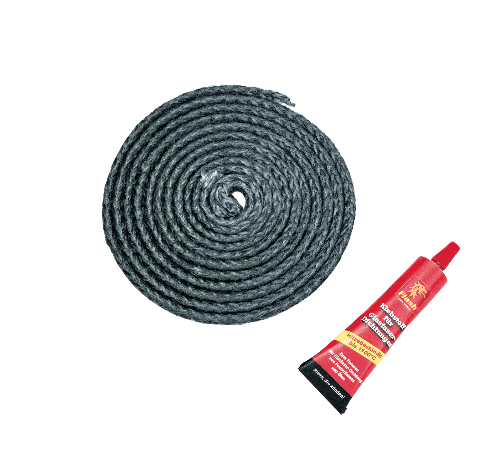 FLASH Kamin-Glasfaserdichtung Ø6mm FLASH Kamin-Glasfaserdichtung Ø6mm