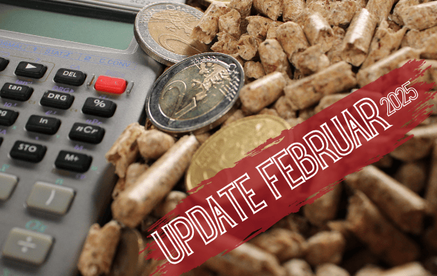 Holzpelletspreise steigen rasant an - hier ein Update zur Situation