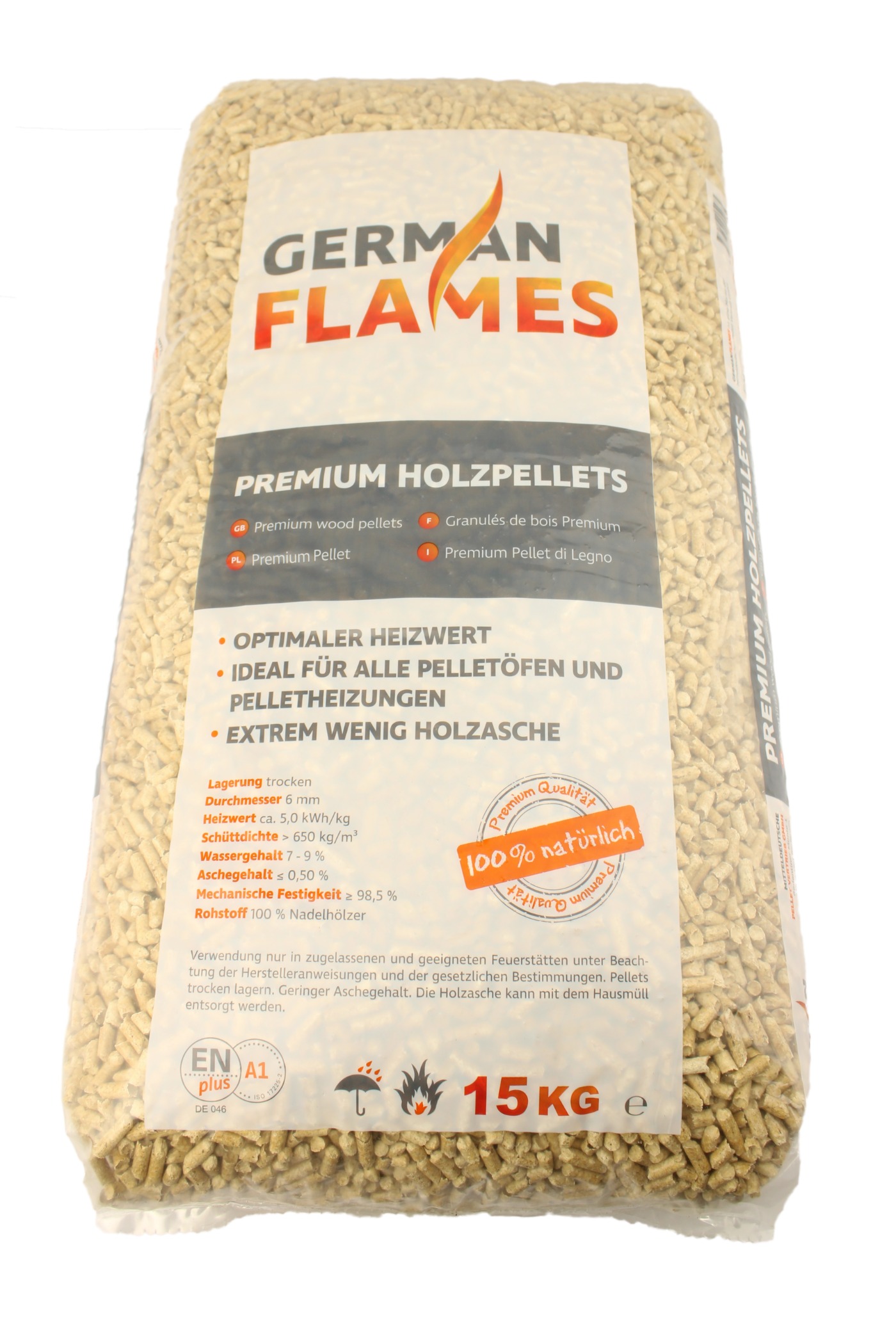 Holzpellets GERMAN FLAMES - 990kg