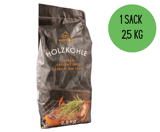 BonFire Grillholzkohle 2,5 kg - 1 Sack 2,5 kg BonFire Grillholzkohle 2,5 kg - 1 Sack 2,5 kg