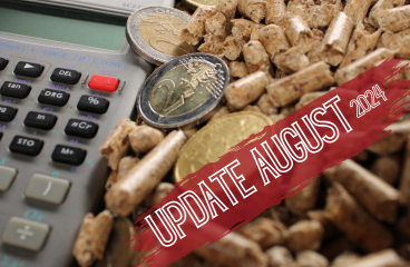 Kehrtwende: Der Holzpelletspreis steigt leicht im August