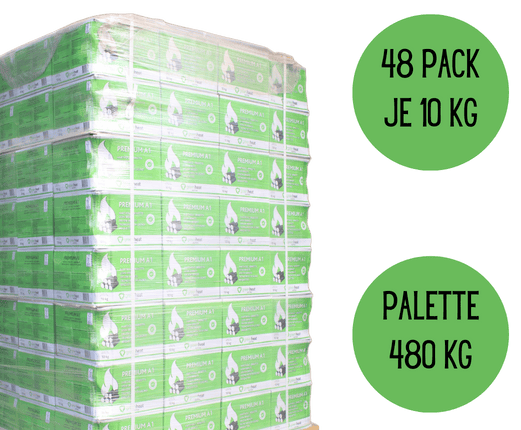 Runde Holzbriketts HARTHOLZ im Karton - 480kg Runde Holzbriketts HARTHOLZ im Karton - 480kg