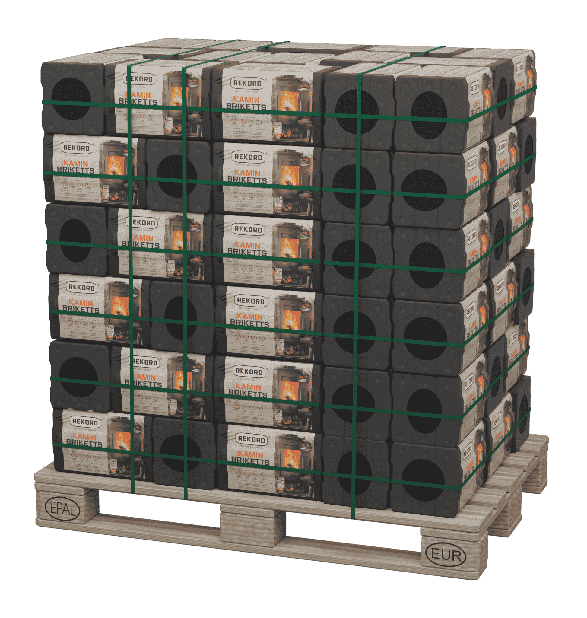 Original REKORD Kaminbriketts 10kg – Folie