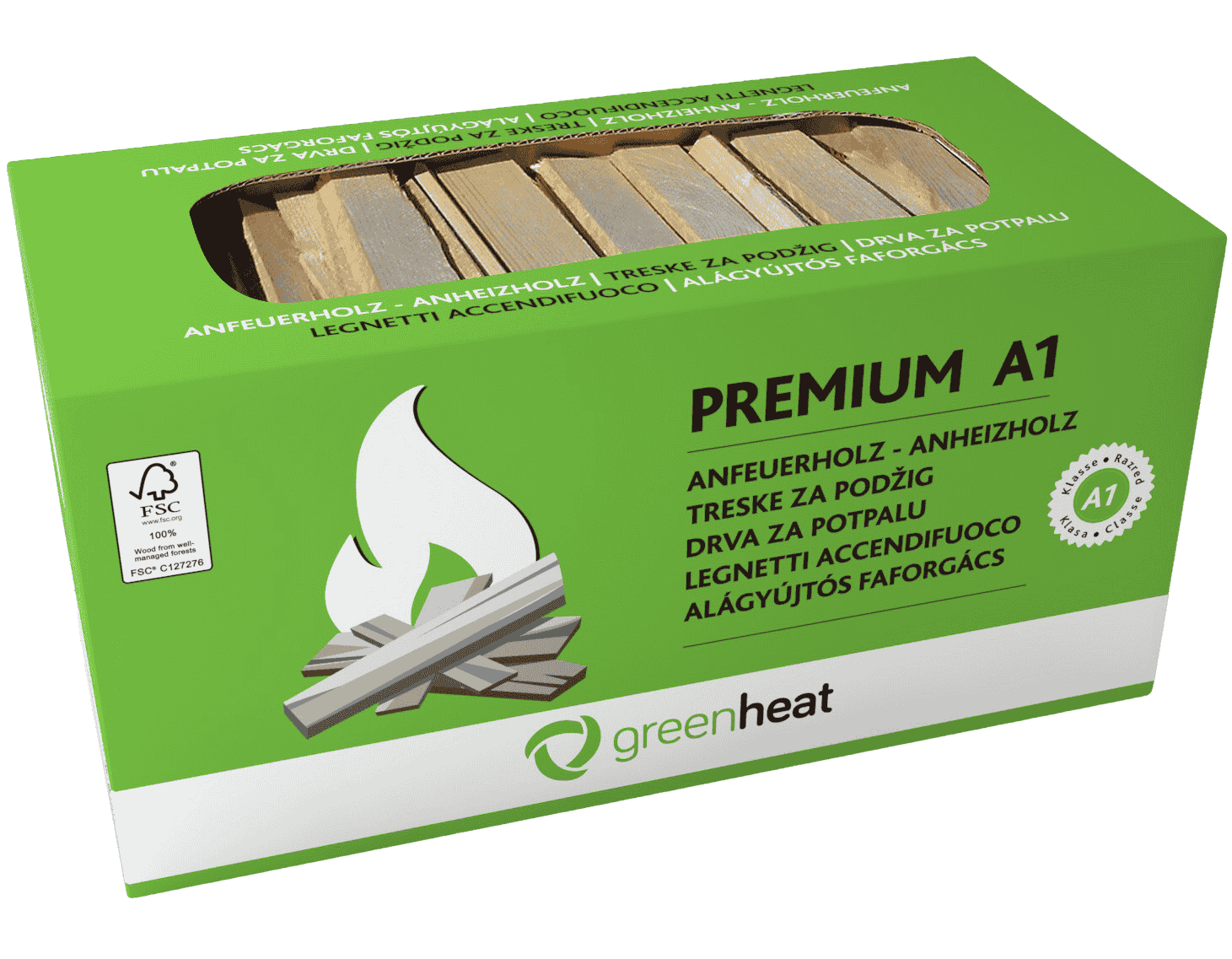 Premium Anzündholz im Karton - 2,5kg Premium Anzündholz im Karton - 2,5kg